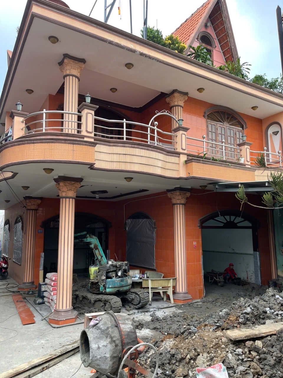 Nâng công trình nền nhà lên cao