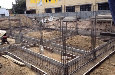 Thi công và gia cố nền móng