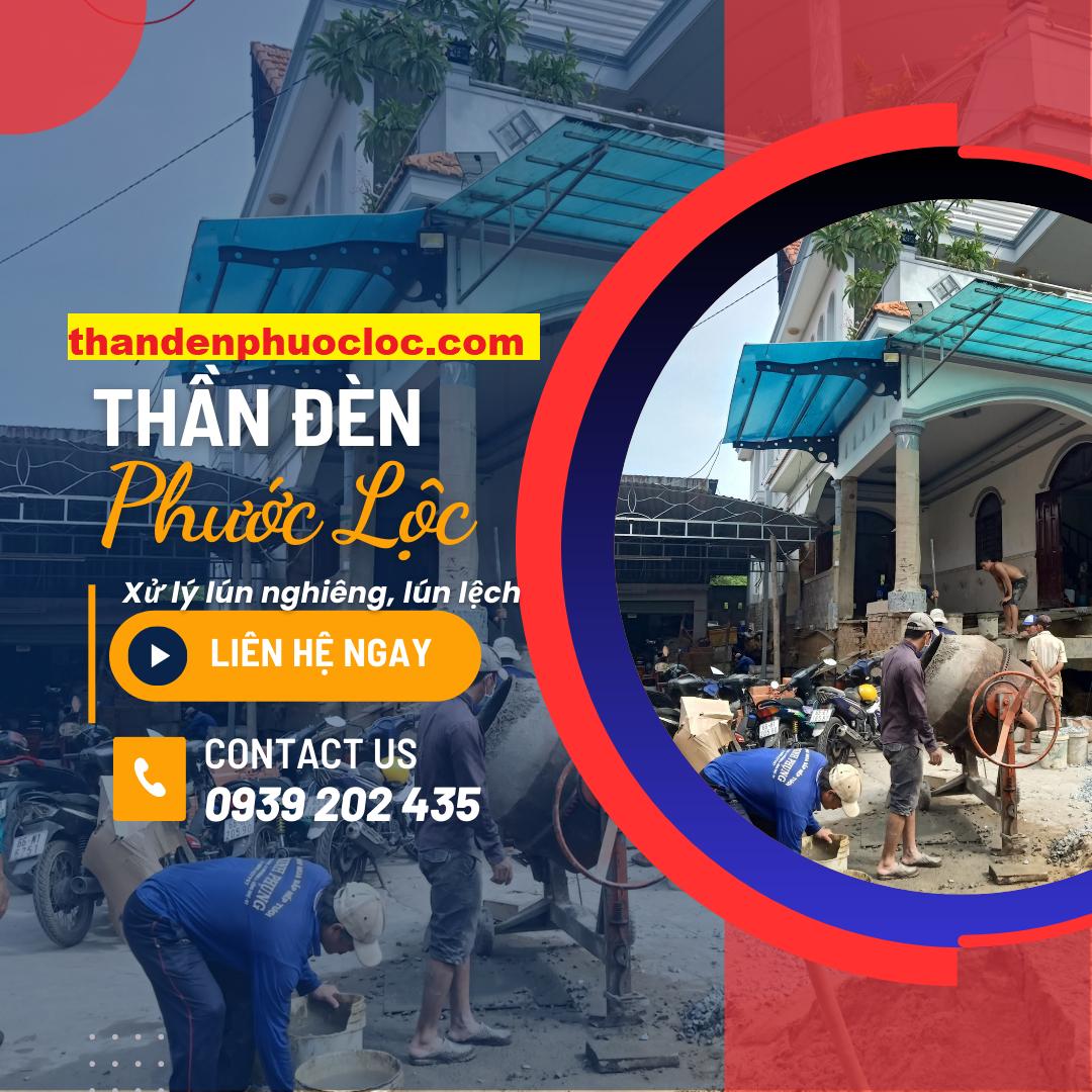 XỬ LÝ LÚN NGHIÊNG