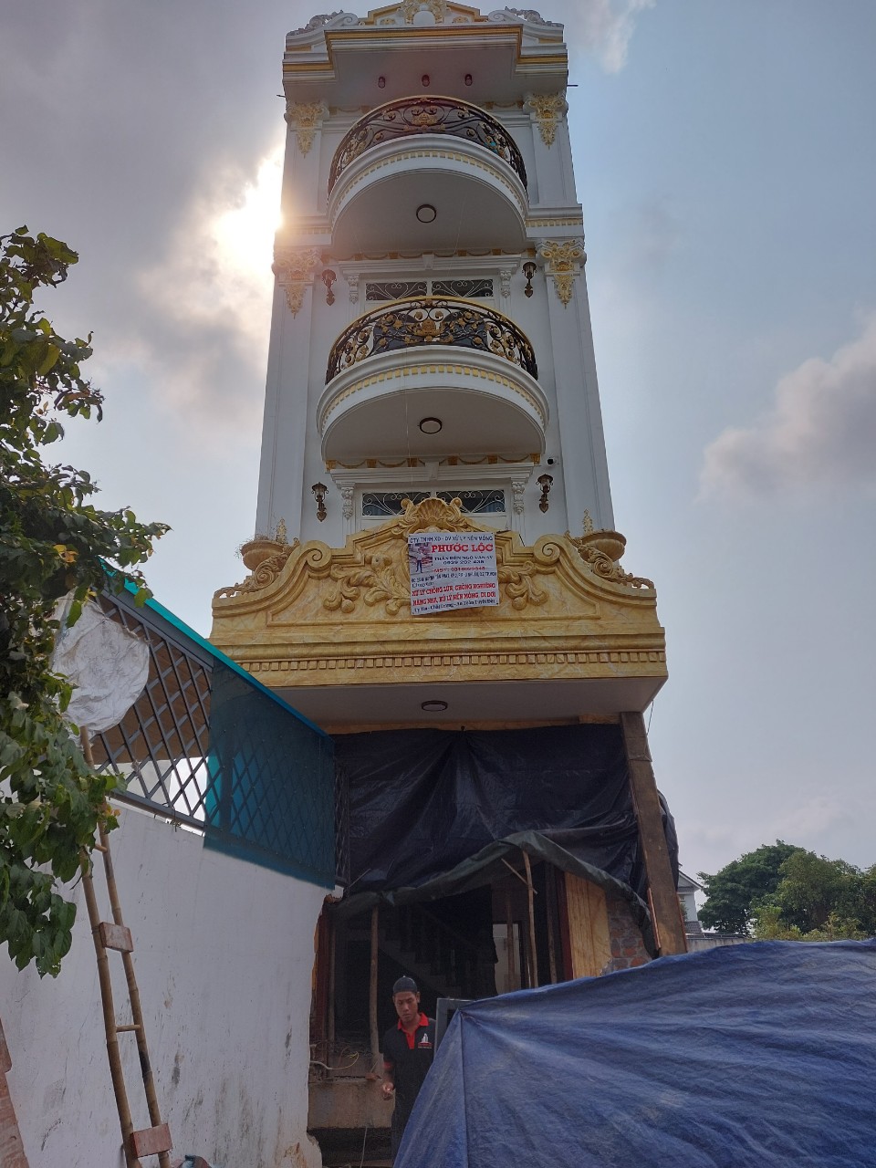 Xử lý nhà nghiêng ở Bình Chánh